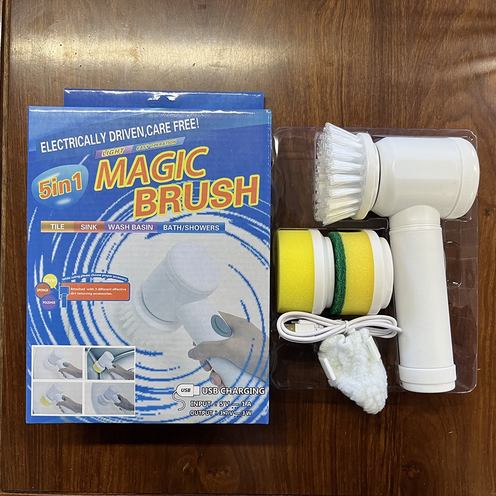 Brosse électrique nettoyage salle de bain avant après